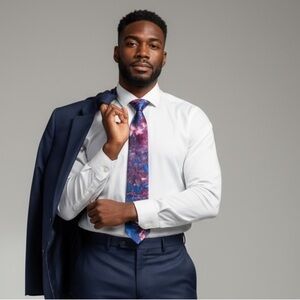 Oscar de la Renta couture collection neckwear men’s hundred percent silk tie